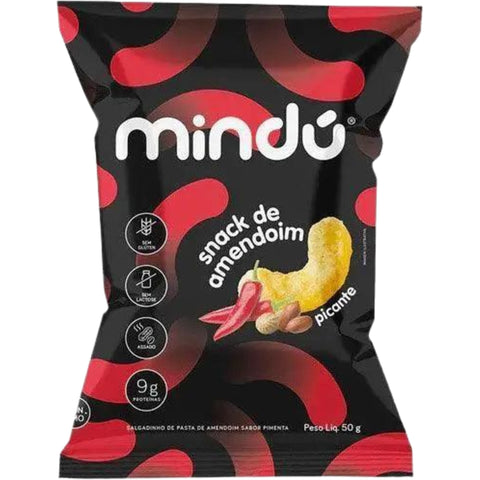 Mindú Snack de Amendoim Picante 50g