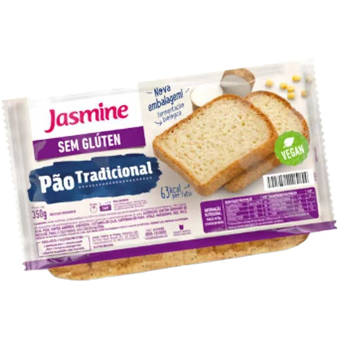 Jasmine Pão Sem Glúten Tradicional 350g