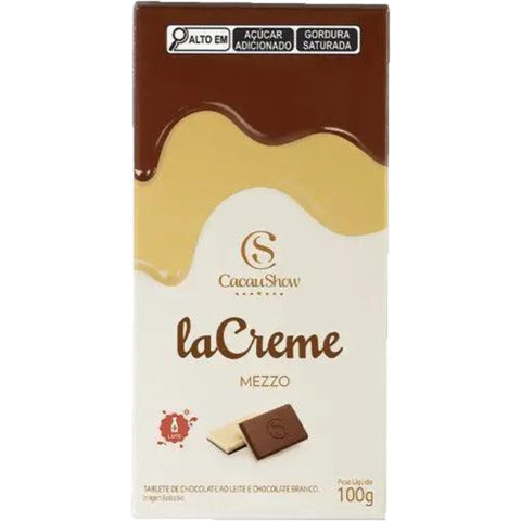 Cacau Show Tablete Lacreme Mezzo 100g