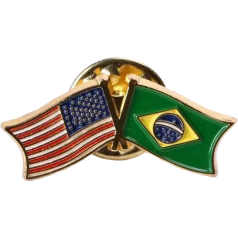 Pin de Lapela do Brasil / USA