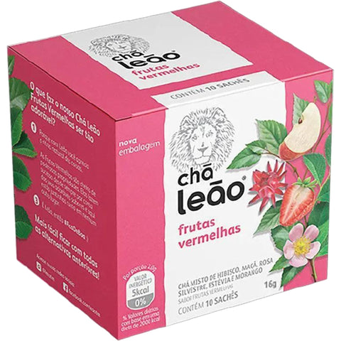 Matte Leão Chá Frutas vermelhas Leão 20g