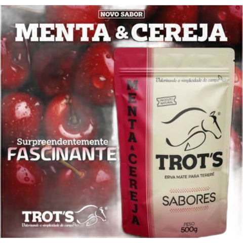 Trot's Erva Mate para Tereré 500g Menta e Cereja