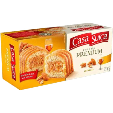 CASA SUIÇA Bolo Premium Amêndoas 270g