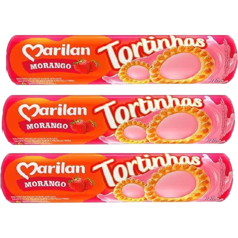 Marilan Tortinhas Morango 3x140g