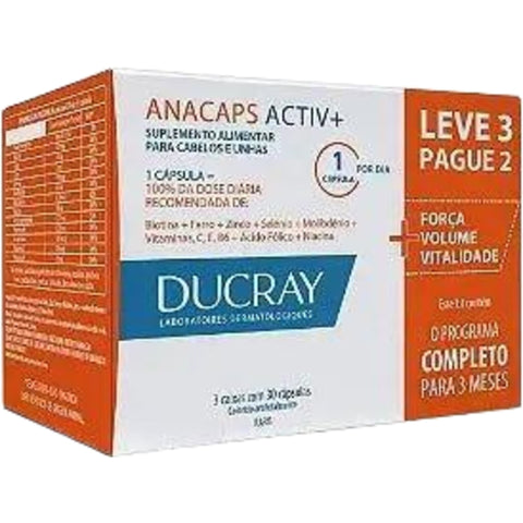 Ducray Kit Anacaps Activ+ 90cps