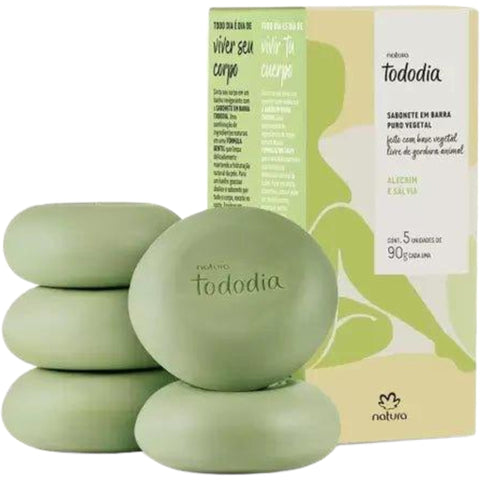 Natura Sabonete Em Barra Todo dia Alecrim E Sálvia 475g