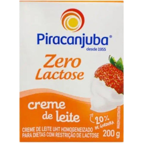 Piracanjuba Creme De Leite Zero Lactose 200g
