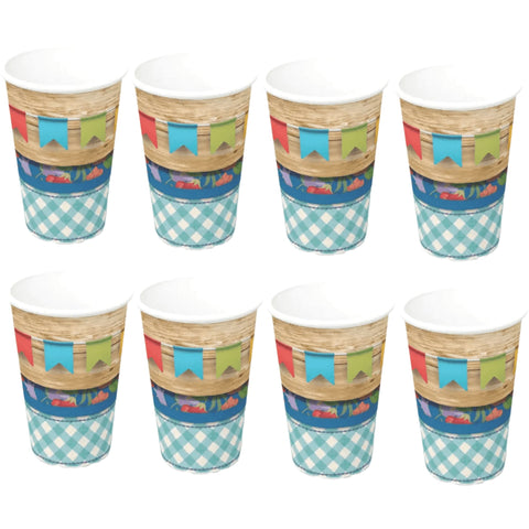 Copo Papel 200ml Festa Junina 8 copos