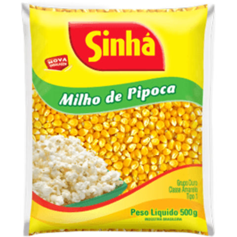 Milho de Pipoca Sinha 500g