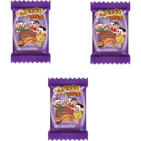 Turma da Mônica Alfajor Doce de leite 3x40g