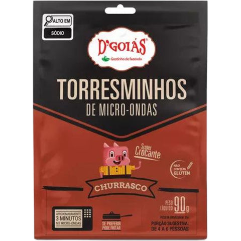 Torresminho De Micro-ondas D'goiás Churrasco 90g