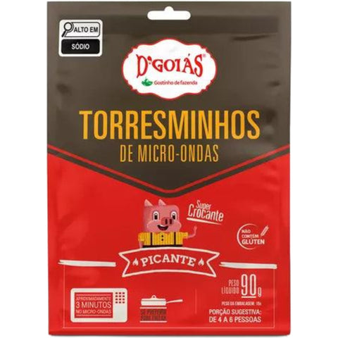 Torresminho De Micro-ondas D'goiás Apimentado 90g