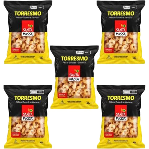 Kit 5 Torresmos Santa Massa 40g
