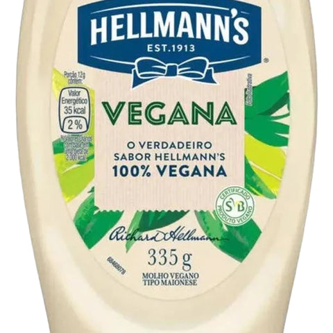 Hellmann's Molho Tipo Maionese Vegano Squeeze 335g