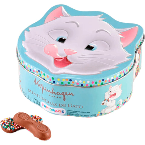 KOPENHAGEN Mini Línguas de Gato com Dragê Lingato 170g