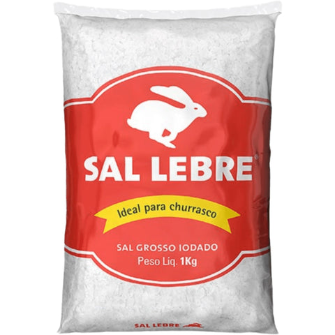 Lebre Sal Grosso para Churrasco 1kg