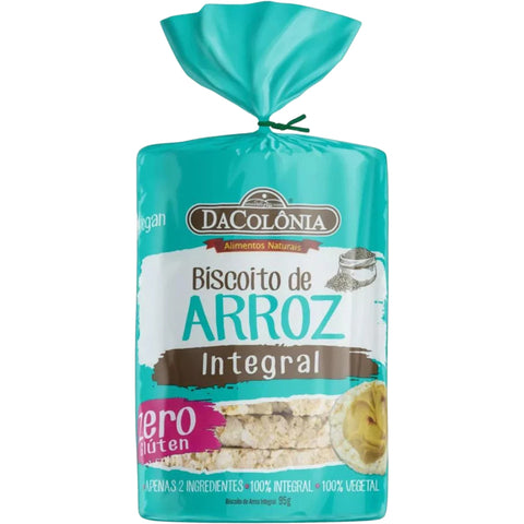 DaColônia Biscoito de Arroz Integral 95g