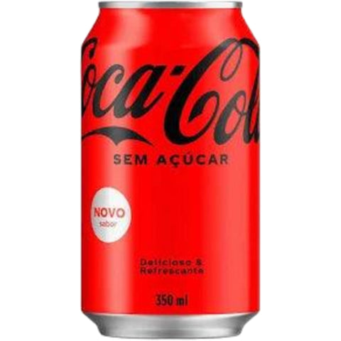 Coca-Cola Sem Açúcar Lata 350ml