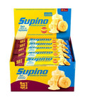 Banana Brasil Supino Zero - Banana e Chocolate Branco - Caixa com 20un de 24g - MEUBRASILONLINE