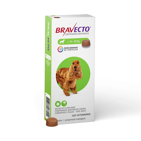 Bravecto MSD 10 a 20 kg