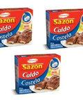 Caldo SAZÓN® Costela 3 x 37.5g - MEUBRASILONLINE