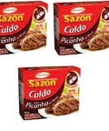 Caldo SAZÓN® Picanha 3 x 37.5g - MEUBRASILONLINE