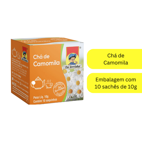 CHA DE CAMOMILA DA TERRINHA 10G
