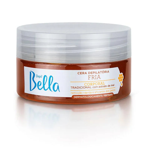 Cera Quente Depilatória Fria Depil Bella com Extrato de Mel 200G