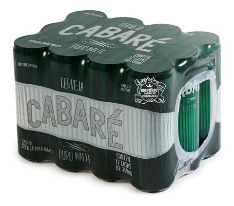 Cerveja Cabaré 350 ML Fardo com 12 Unidades - MEUBRASILONLINE
