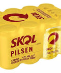 Cerveja Skol Pilsen 350 ML fardo com 12 unidades - MEUBRASILONLINE