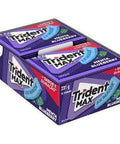 Chiclete trident sabor menta blueberry sem açucar 231G - MEUBRASILONLINE