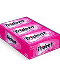 Chiclete trident sabor tutti-frutti sem açucar caixa 168G - MEUBRASILONLINE