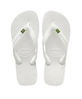 Chinelos Havaianas do Brasil - Branco - MEUBRASILONLINE