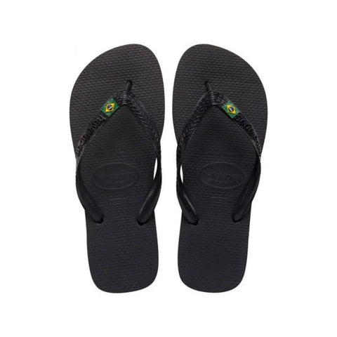 Chinelos Havaianas do Brasil - Preto - MEUBRASILONLINE