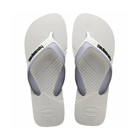 Chinelos Havaianas Dual - Branco/Cinza - MEUBRASILONLINE