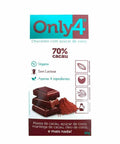 Chocolate 70% Cacau com Açúcar de Coco Only4 80g - MEUBRASILONLINE