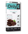 Chocolate 70% Cacau Nibs de Cacau Only4 70g - MEUBRASILONLINE