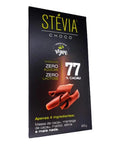 Chocolate 77% Cacau com Stévia StéviaChoco 80g - MEUBRASILONLINE