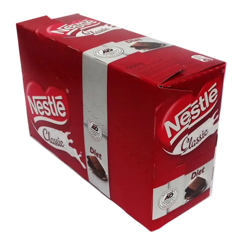 Chocolate Nestlé Classic Diet Caixa 22x25g