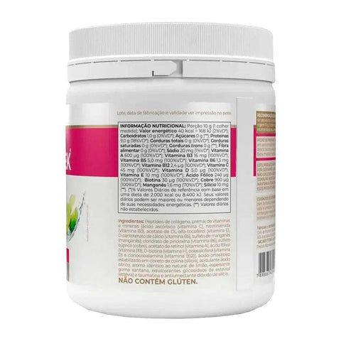 Colágeno Colagentek Sabor Limão Vitafor 300g - MEUBRASILONLINE