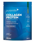 Collagen Protein Hidrolisado Puro Puravida 450g - MEUBRASILONLINE