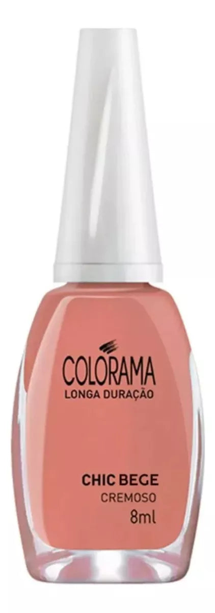 Colorama Esmalte Chic Bege 8ml - MEUBRASILONLINE