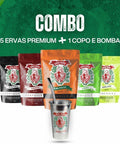 COMBO: 5 Ervas Premium + 1 Copo com Bomba - MEUBRASILONLINE