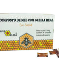 Composto de Mel com Geléia Real Apis Flora em Sachês 144g - MEUBRASILONLINE