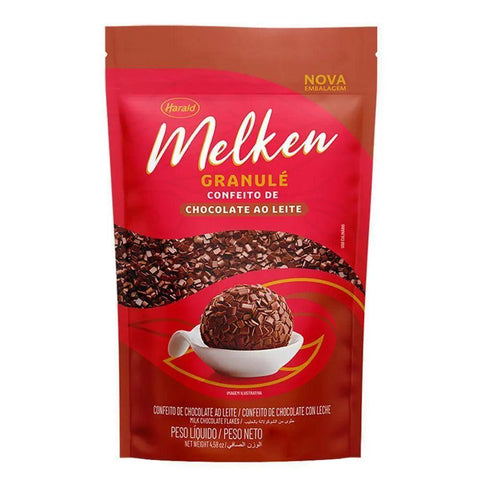 Confeito de Chocolate Meio Amargo Granule Melken Harald 400g