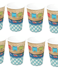 Copo Papel 200Ml Festa Junina 8 copos - MEUBRASILONLINE