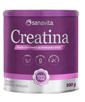 Creatina Monohidratada Sanavita 300g - MEUBRASILONLINE