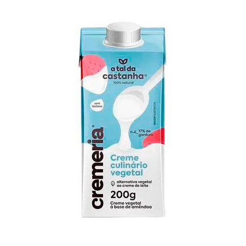 Creme Culinário Vegetal Cremeria a Tal da Castanha 200g - MEUBRASILONLINE