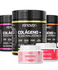 Colágeno Verisol® com Ácido Hialurônico + Cremes Resveratrol e Retinol - MEUBRASILONLINE