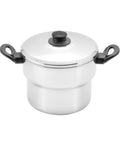 Cuscuzeira de Aluminio Polido - 16 cm - MEUBRASILONLINE